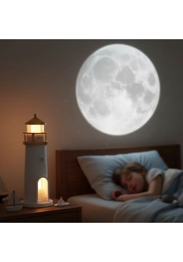 Büro Ev Ofis Hediyesi İçin Deniz Feneri Projektör Gece Lambası Diğer