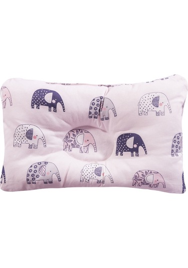 Yenidoğan Bebek % 100% Pamuk Bebekler Yastık Karikatür Uyku No.04 Ekru