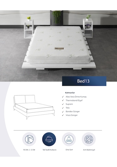 Bedpark Bedpark Bed13 Ultra Ortopedik Kilifli Visco Yatak
