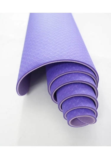 6mm Kalınlık Pilates Minderi / Yoga Matı 183x61cm-taşıma Askılı