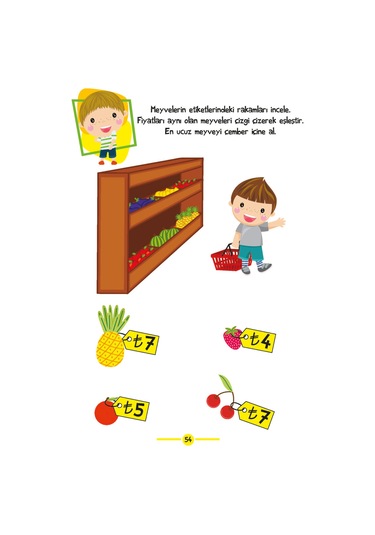Matematik 3-4 Yaş-Zihinsel Becerilerimi Geliştiriyorum- Limonkids