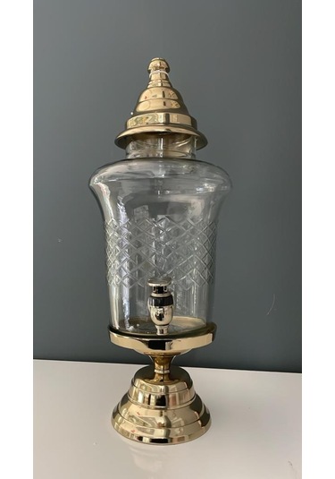 Lamedore Samovar Musluklu Şerbetlik Gold 23x20,5x48,5 Cm Gold