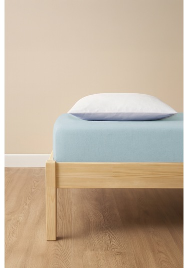 Tek Kişilik Nevresim Takımı Turkuaz Eco Cotton Turkuaz