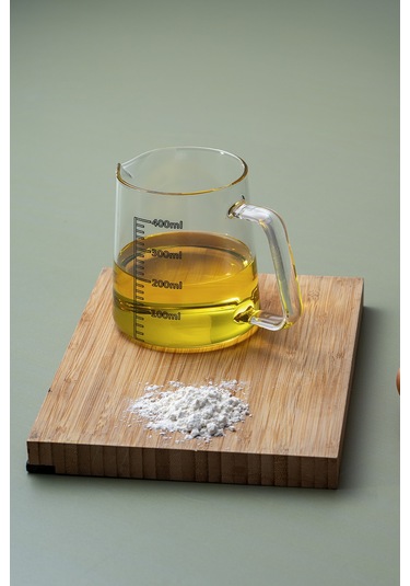 Emsan Lia Borosilikat Ölçü Kabı 400 Ml Şeffaf