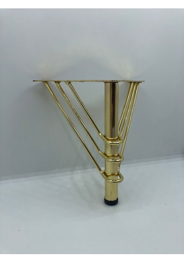 Metal, 15 12 12 Cm Gold Kaplama Koltuk,baza, Ayağı 4 Adet