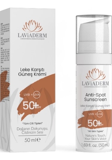 Laviaderm Leke Karşıtı Doğal Güneş Kremi SPF50+ 50 ML