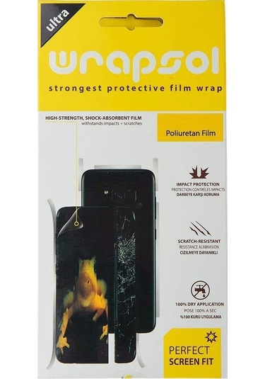 Wrapsol Samsung Galaxy Uyumlu J5 Pro J5 2017 Ön Arka Ekran Koruyucu