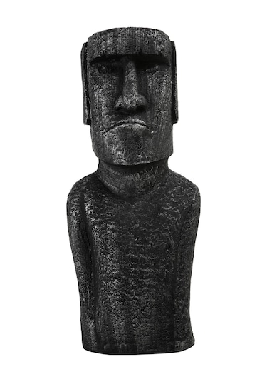 Mudo Home Moaı Statue Gri Biblo 23x18x56cm