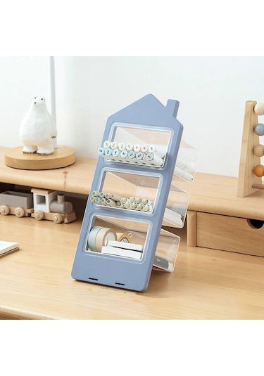 Ganzhoushop Masa Düzenleyicileri Eğimli Kalemlik Kalem Saklama Düzenleyicileri Okul İçin Çok Amaçlı Kalem Düzenleyicileri Beyazpembe