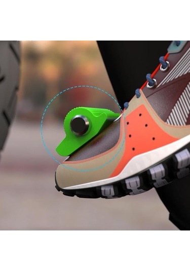 Kırmızı Motosiklet Pedalı Vites Değiştirme Parçaları Vites Kolu Kılıfı Kauçuk Ayakkabı Koruması