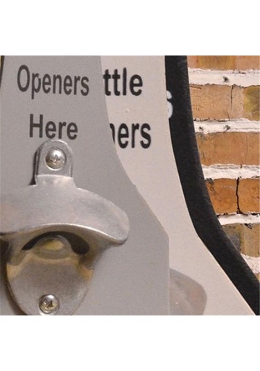 Beyaz 1 Adet Retro Yaratıcı Duvara Monte Bira Tarzı Dekoratif Askı Şişe Açacağı Beyaz