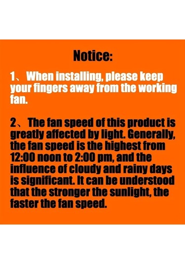 Xuweiwei 5w Güneş Enerjili Fan Kiti Tavuk Kümesi Çatı Ahır Seracılık Köpek Kulübesi Havalandırma Sistemi Pil Gerekmez