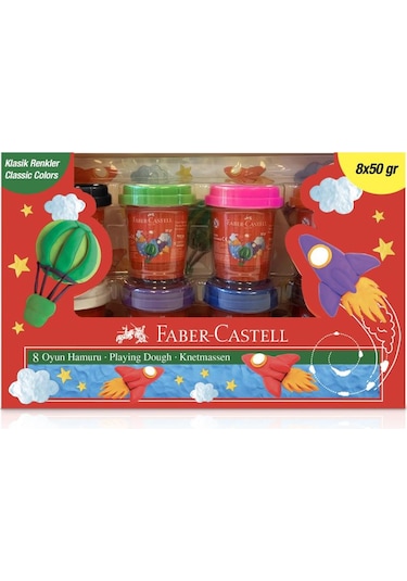 Faber-Castell Oyun Hamuru 50G X 8 Klasik R 2022