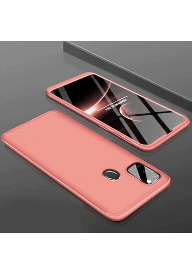 Samsung Uyumlu Galaxy M30s Kılıf Zore Ays Kapak Rose Gold