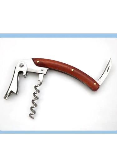 Şarap Açacağı İle Tasnif Bıçağı Yolculuk İçin 380735549 Kırmızı-kahverengi