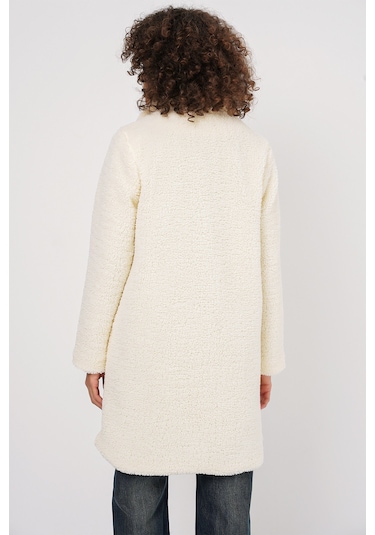 Bigdart 9148 Oversize Peluş Kaban - Ekru