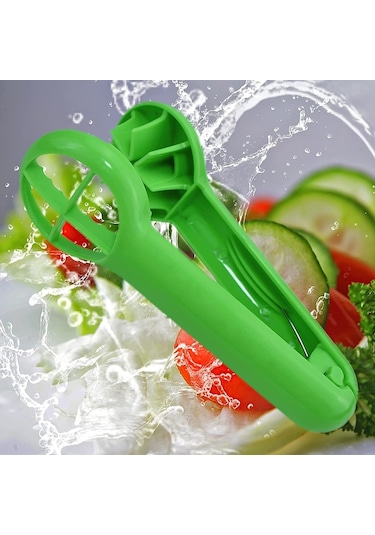 Üzüm Dilimleyici Elverişli Ev Blueberry Çilek Dilim Mutfak Araçları Yeşil Yeşil