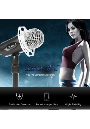 Wondernest Yanmai Y20 Tripod Tutuculu Profesyonel Oyun Kondenser Mikrofonu, Yüksek Kaliteli