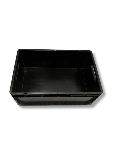 Alpbx 1.kalite Siyah Plastik Kasa 60x40x22 Cm - Kutu 44 Litre Siyah