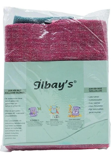 Ilbay's Mikrofiber Zor Kir Bezi 2'li Çok Renkli