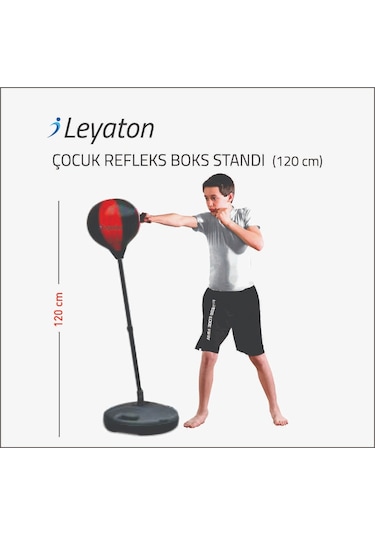 Ayaklı Boks Vurma Standı Pencikball Hız Topu 90-120 Cm Çok Renkli