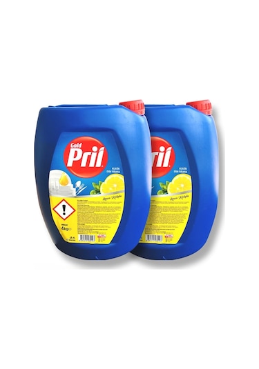 2li Pril Sıvı Bulaşık Deterjanı Limon Kokulu 4kg