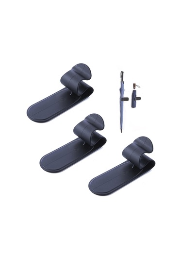 3 Parça Araba Şemsiye Tutucu - Ayarlanabilir Duvara Monte Şemsiye Diğer