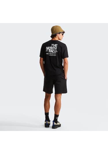 The North Face M Mountain Sketch Regular Short Sleeve Erkek T-shirt-32573 Siyah