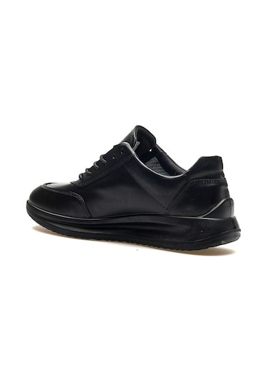 Scooter Erkek Hakiki Deri Ortopedik Comfort Günlük Ayakkabı 24k M4010ds Siyah Siyah