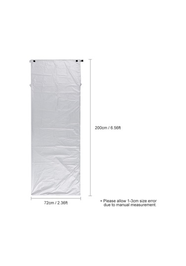 Tomshoo Taşınabilir Sıcak Tek Kullanımlık Yansıtıcı Uyku Tulumu Turuncu