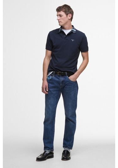 Barbour Trematon Tailored Fit Polo Yaka Ny91 Navy Lacivert