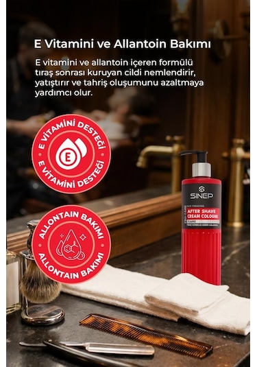 Sinep Pro-care Tıraş Sonrası Krem Kolonya Balsam 400 Ml Flame