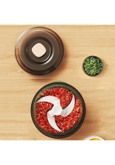 Cbtx Jrq-01 Ev Kablosuz Elektrikli Kıyma Makinesi Mutfak Sarımsak Doğrama Makinesi, Boyut: Çift Tıklama Yeşil