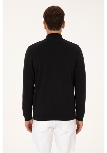U.s. Polo Assn. Erkek Siyah Hırka Triko 50315024-vr046 Sıyah