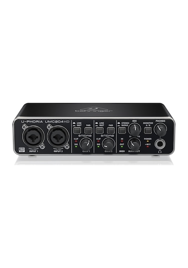 Behringer Umc204Hd 2X4. 24-Bit / 192 Khz Usb Ses / Mıdı Arayüzü