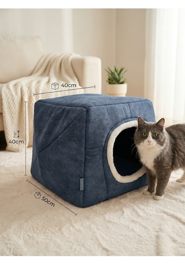 Plus Çok Fonksiyonlu Kedi Köpek Kare Yatak