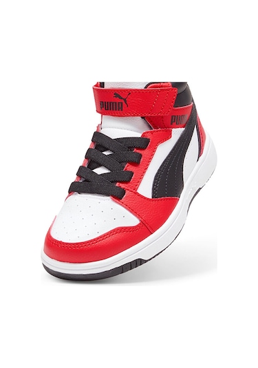 Puma Rebound V6 Mid Ac+ Ps Çocuk Günlük Ayakkabı 39383203 Kırmızı 39383203 Kırmızı