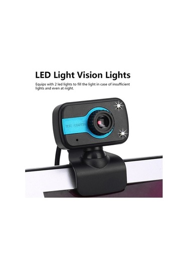 Besthome1 V5 Usb 2.0 Kamera, 640x480, 30fps, Otomatik Odak, İç Mikrofon, Siyah Abs, Bilgisayar İçin