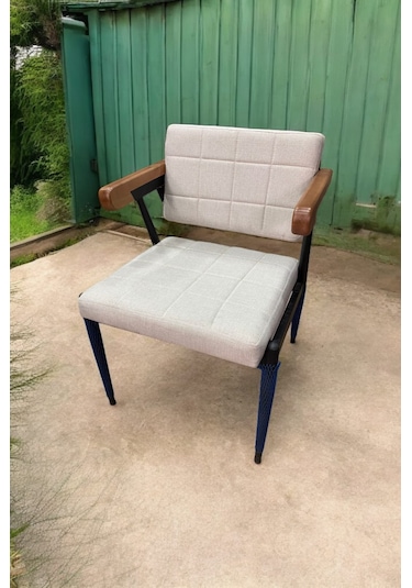 Pimango Çok Amaçlı Cafe Bar Balkon ve Mutfak Sandalyesi Bej Beyaz