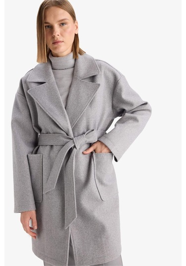 Defacto Regular Fit Kaşe Kaşe E8636ax25augr476 Gri