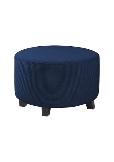 Lacivert Streç Osmanlı Slipcovers  Oturma Odası İçin Kapakları Koruyun M