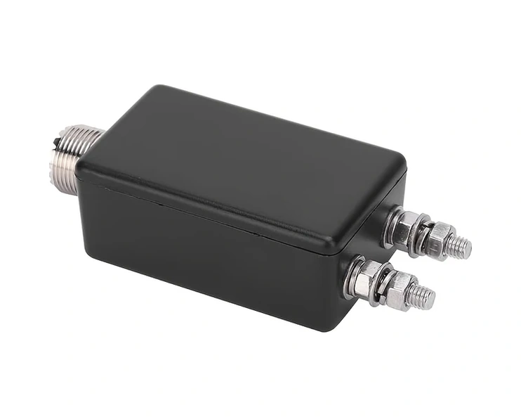 Wangxi Siyah 1:4 Yüksek Güç Balun Kısa Dalga Radyo Anten Bağlantı Terminali Qrp Bahçe