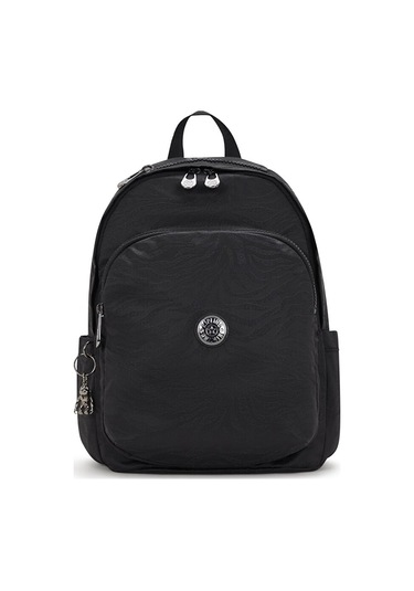 Kıplıng Delia Orta Boy Sırt Çantası Siyah Undersea Jq Siyah