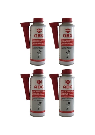Abg Dizel Enjektör Ve Pompa Temizleyici 4 Adet Ekonomik Set