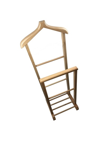 Melada Mobilya Gürgen İkili Dilsiz Uşak Ham Cilalı Basic Ceviz