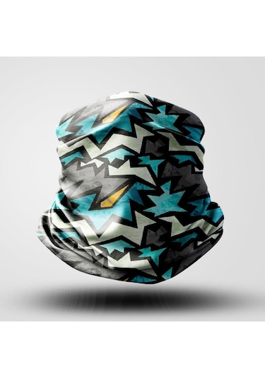 Mısto Motorcu Bandana Maske Outdoor Boyunluk Unisex Siyah