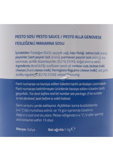 Chefline Pesto Sos 1 KG