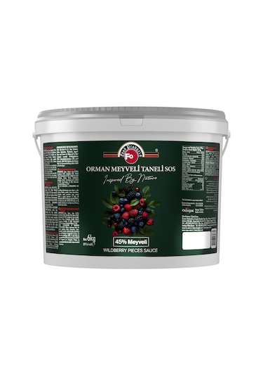 Orman Meyveli Taneli Sos 6 Kg