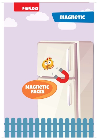 Puedo Manyetik Eşleştirme Oyunu - Match The Half