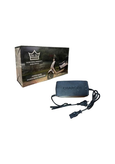 48v-14 Ah Şarj Aleti Ortec Devre Kesicili